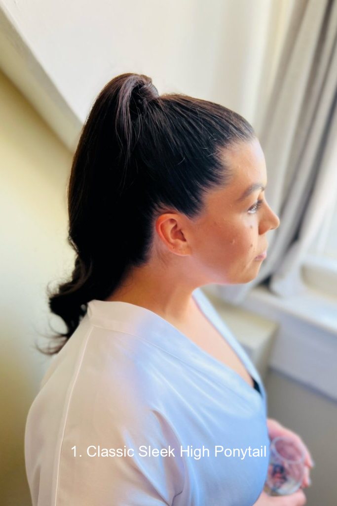 1. Classic Sleek High Ponytail