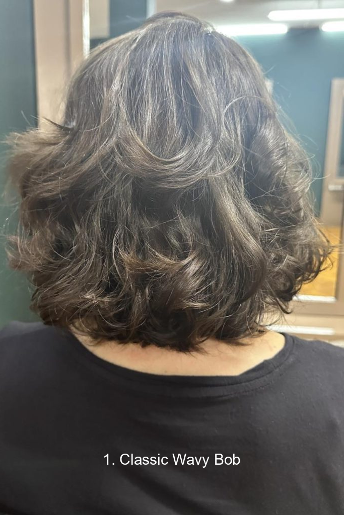 1. Classic Wavy Bob