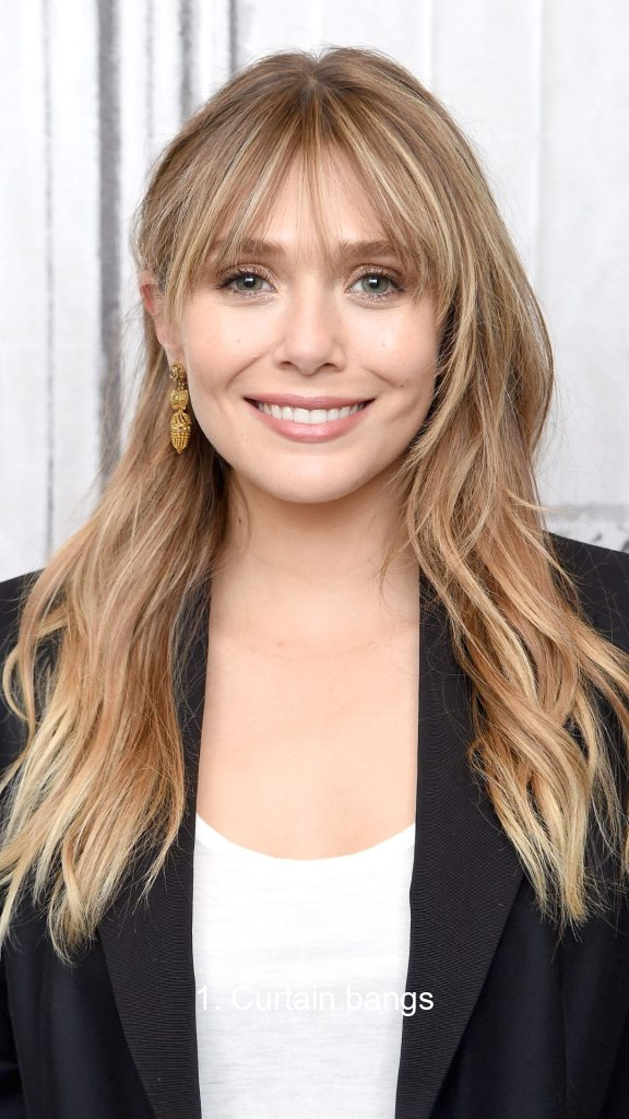 1. Curtain bangs