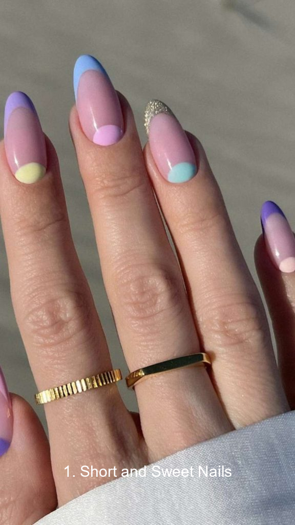 1. Short and Sweet Nails