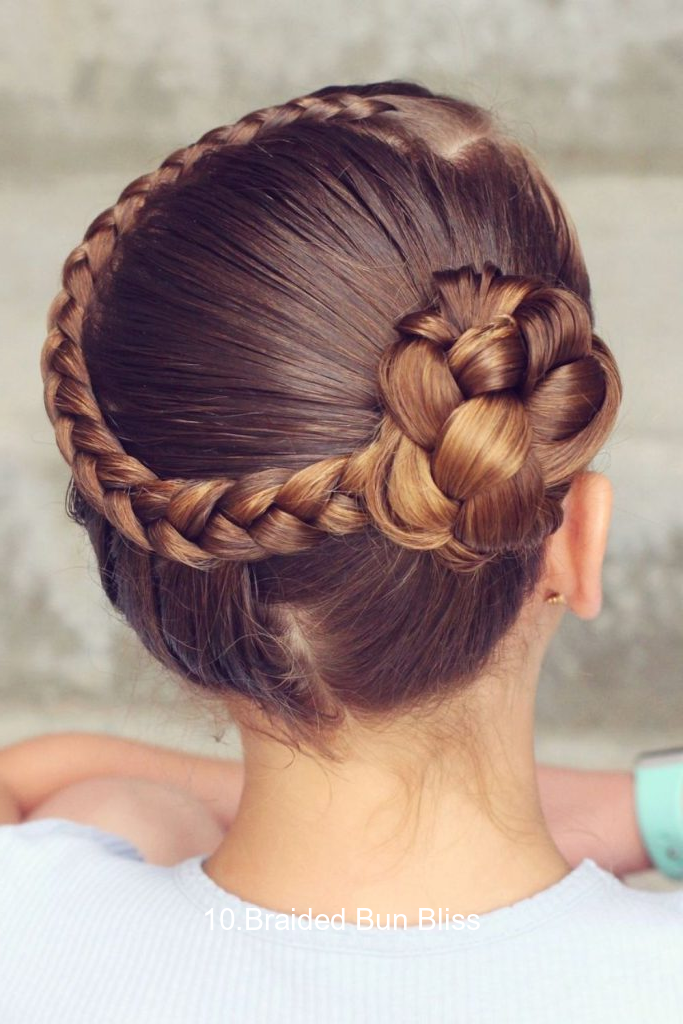 10.Braided Bun Bliss