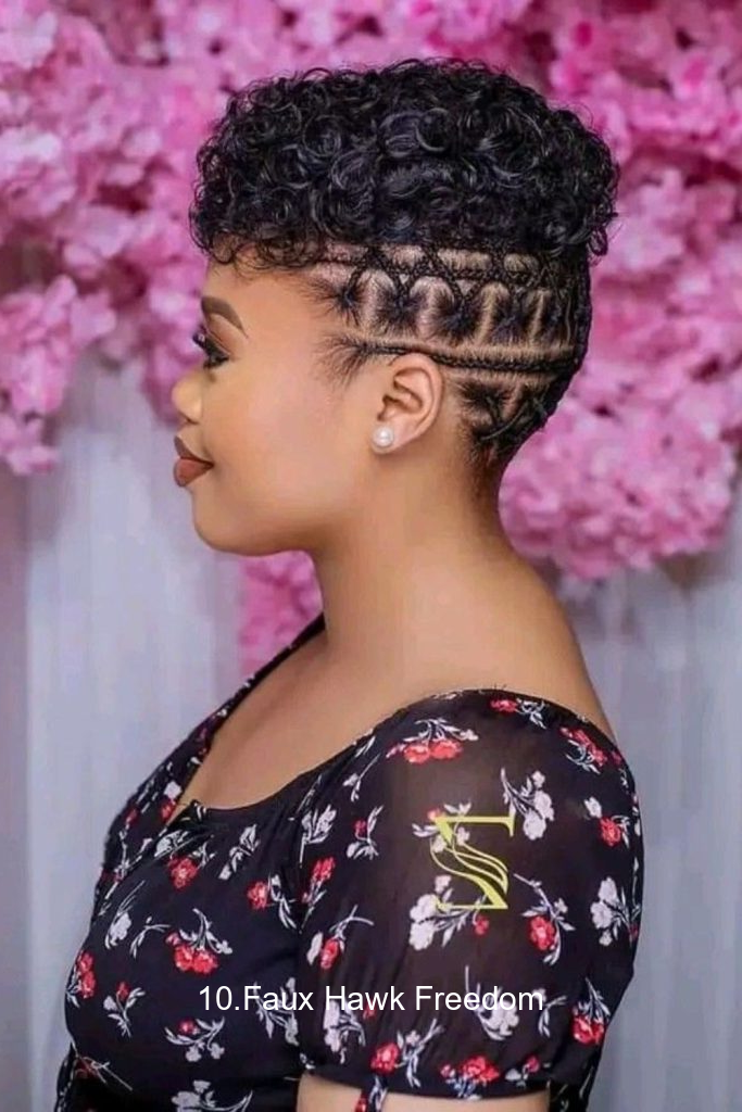 10.Faux Hawk Freedom