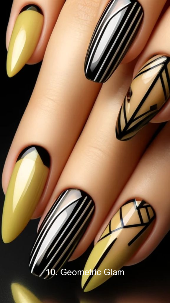 10. Geometric Glam