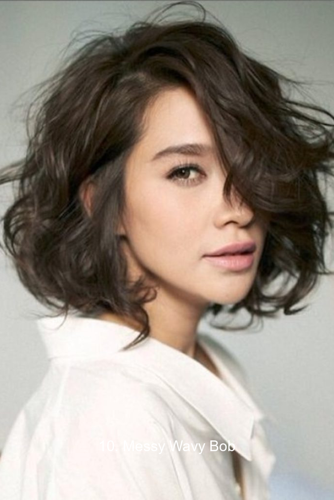 10. Messy Wavy Bob