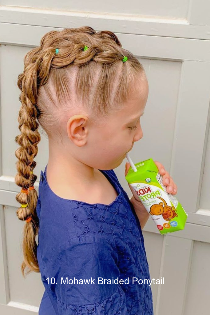 10. Mohawk Braided Ponytail