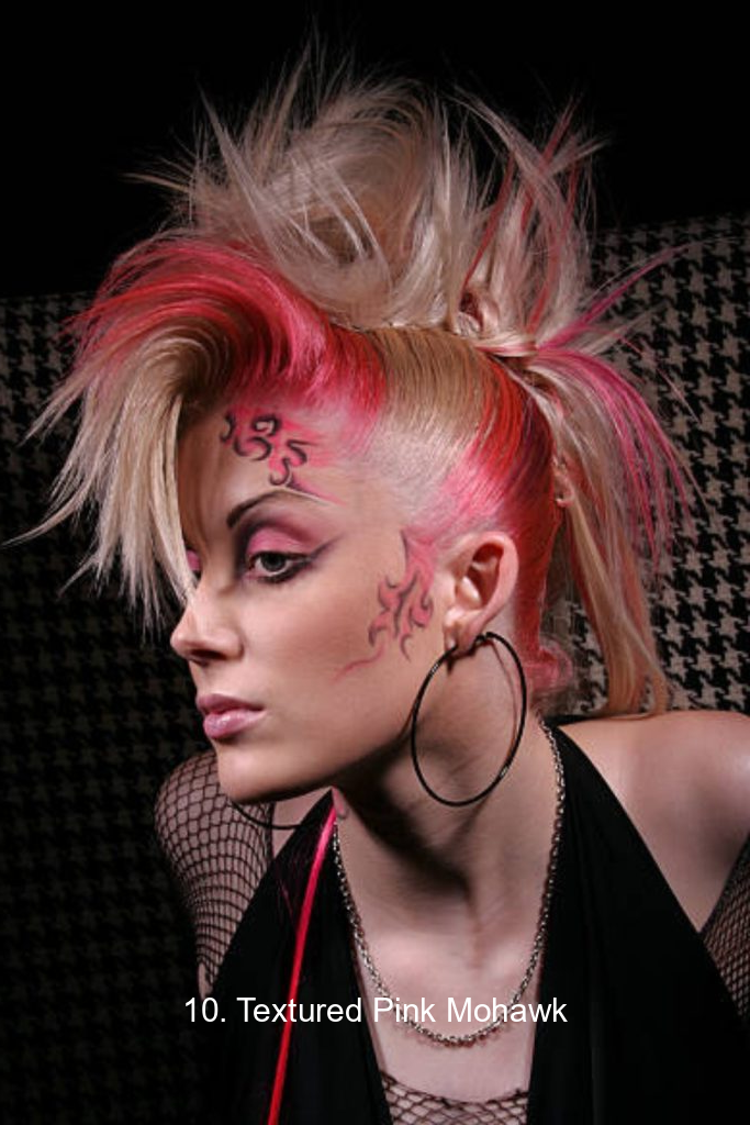 10. Textured Pink Mohawk