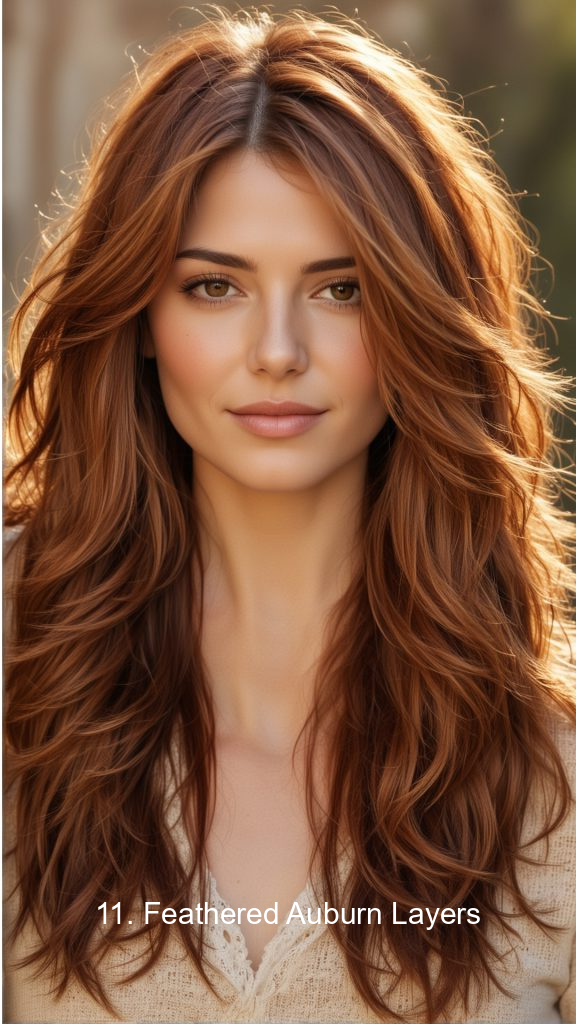 11. Feathered Auburn Layers