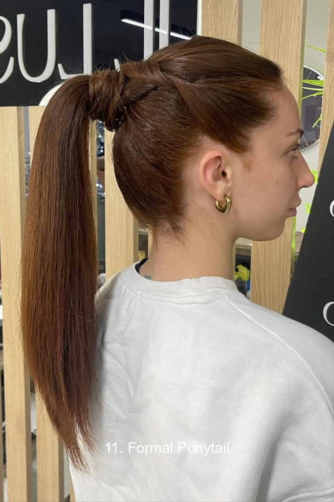 11. Formal Ponytail