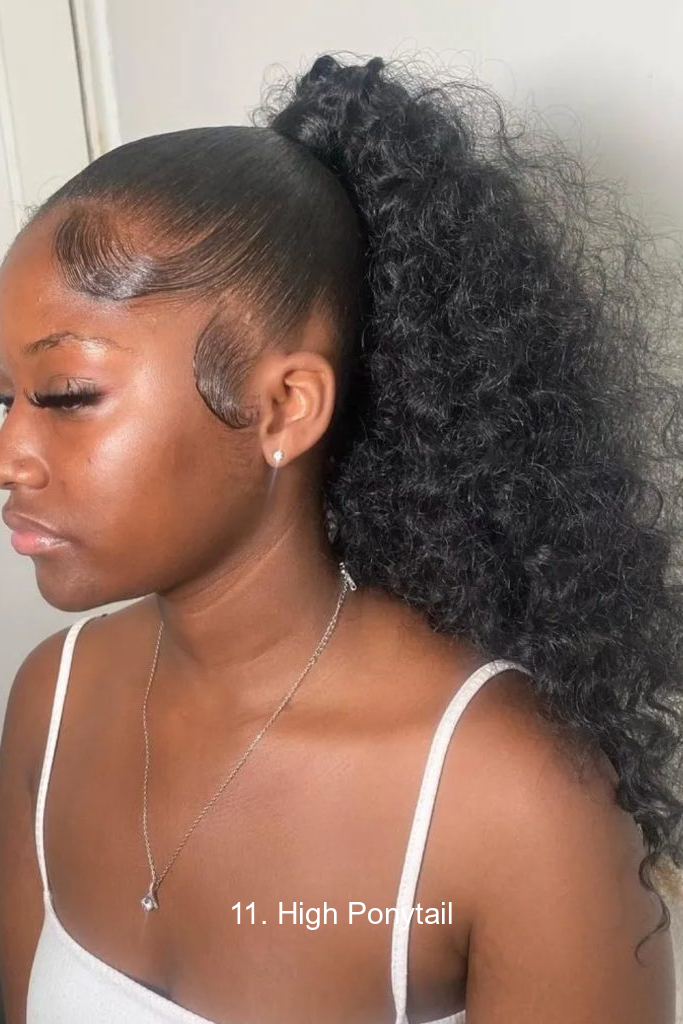 11. High Ponytail