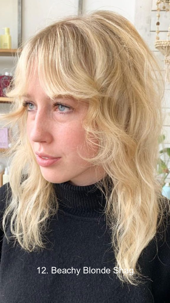 12. Beachy Blonde Shag
