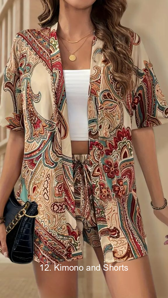 12. Kimono and Shorts