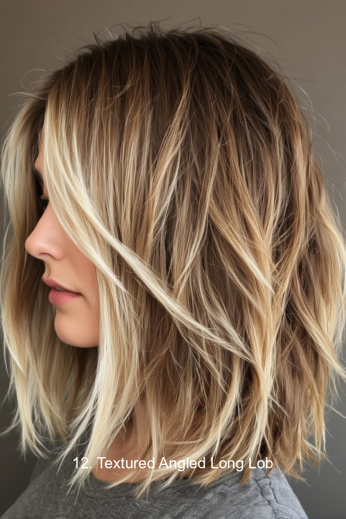 12. Textured Angled Long Lob