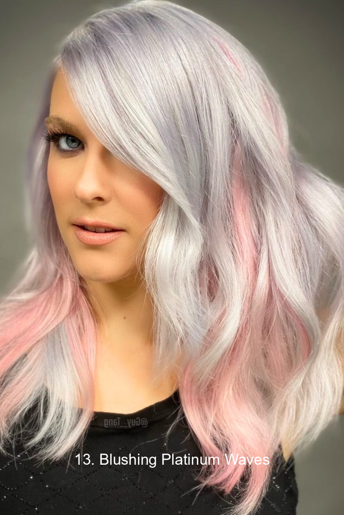 13. Blushing Platinum Waves
