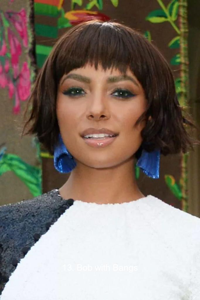 13. Bob with Bangs