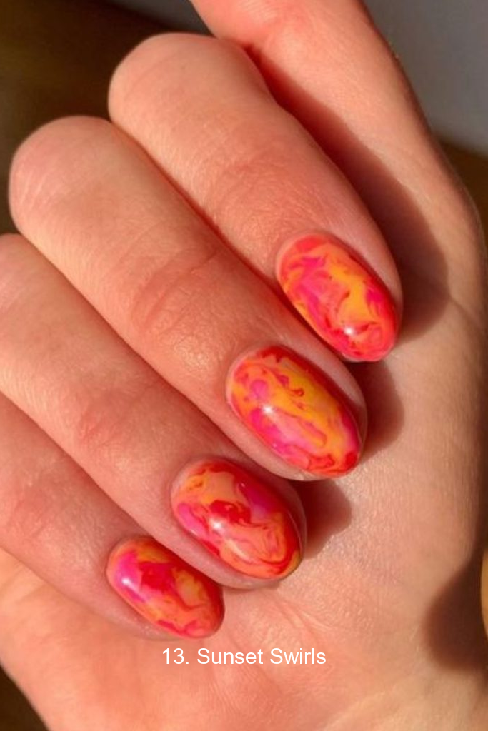 13. Sunset Swirls