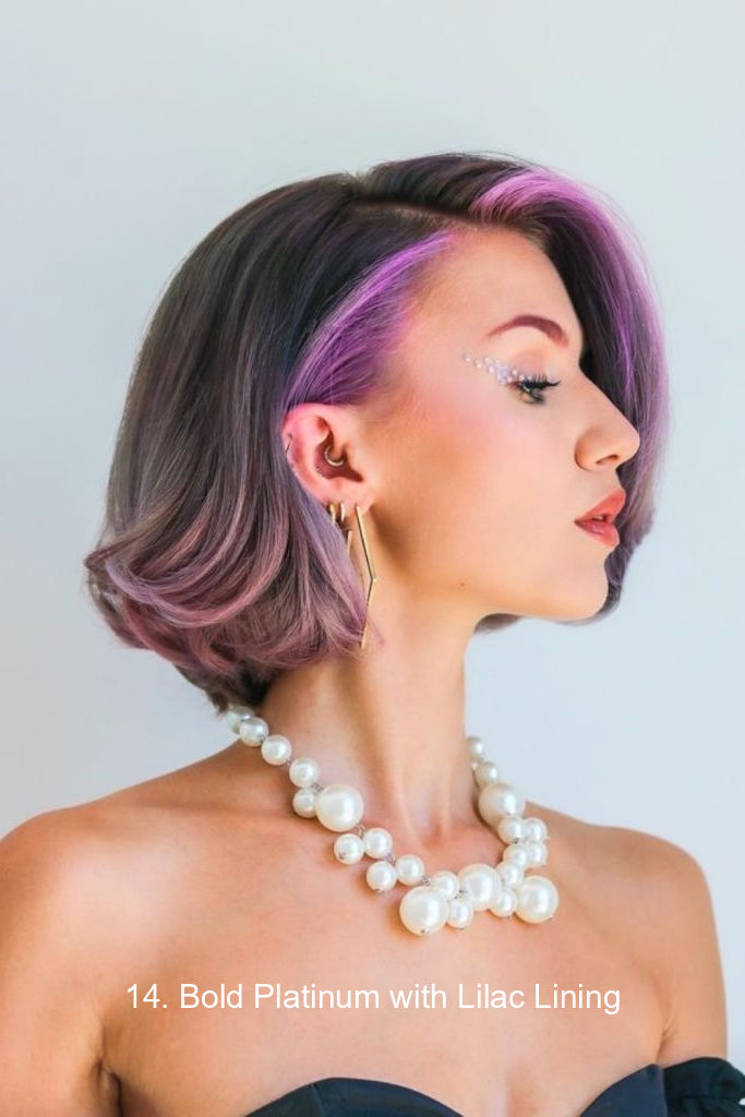 14. Bold Platinum with Lilac Lining
