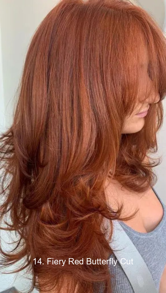 14. Fiery Red Butterfly Cut