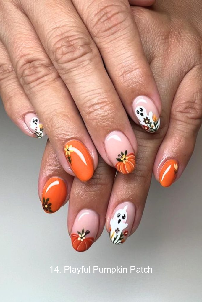 14. Playful Pumpkin Patch