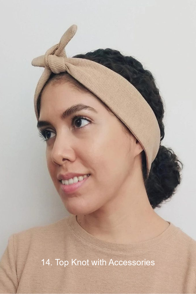 14. Top Knot with Accessories