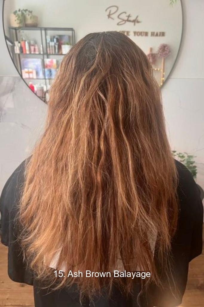 15. Ash Brown Balayage