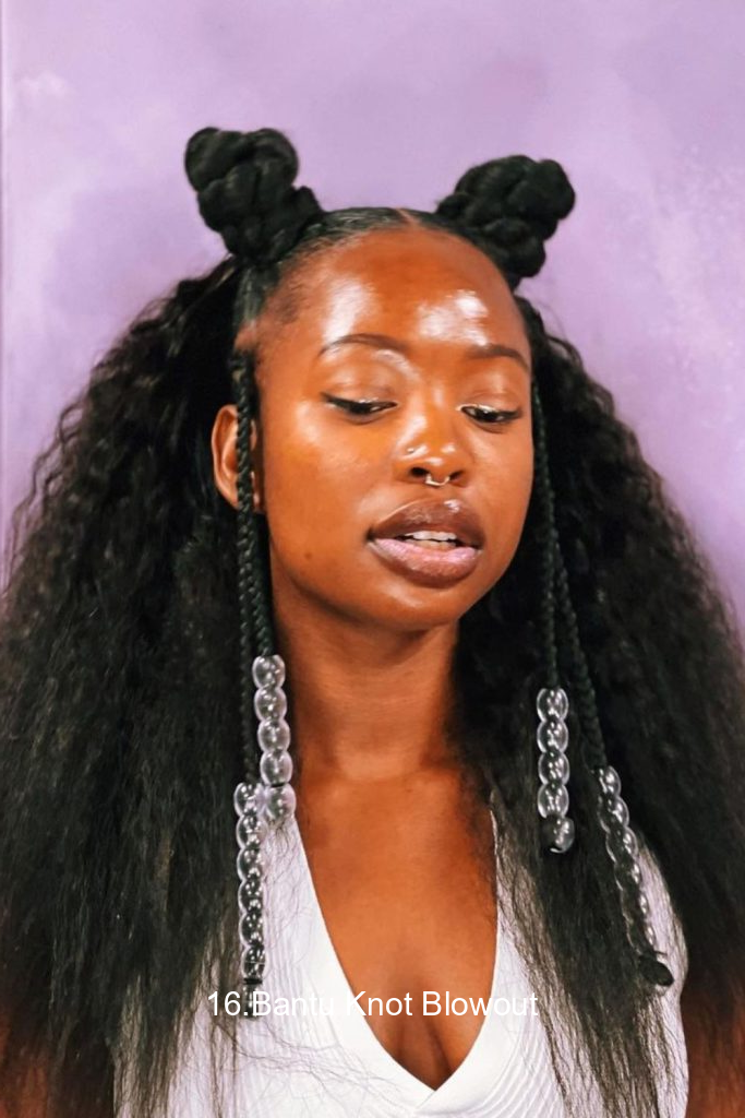 16.Bantu Knot Blowout