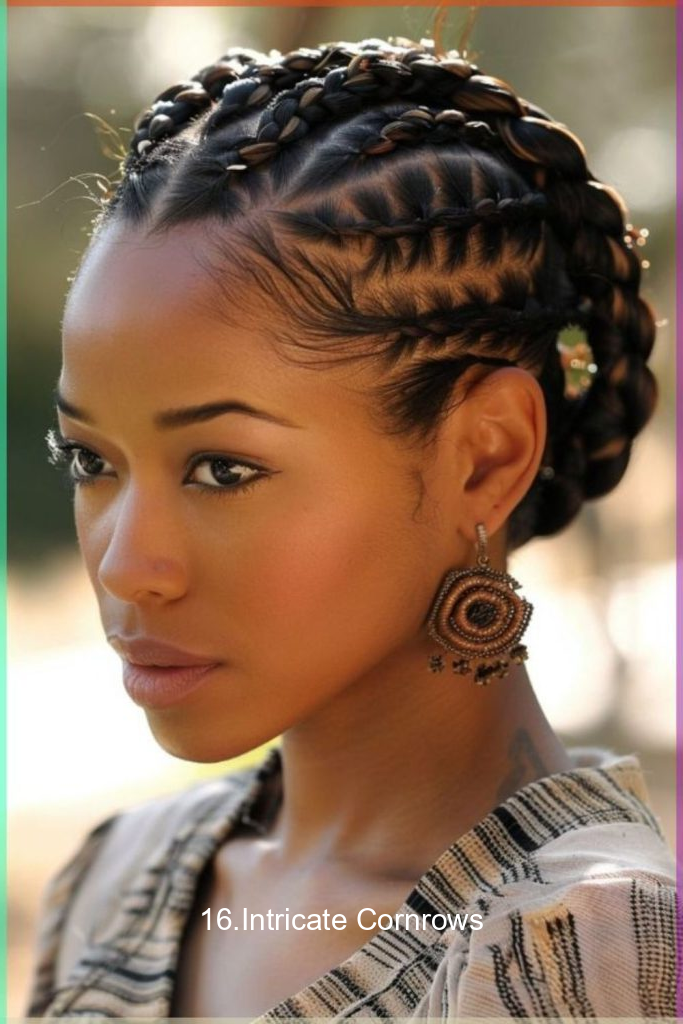 16.Intricate Cornrows