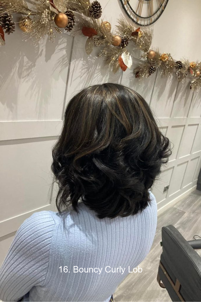 16. Bouncy Curly Lob