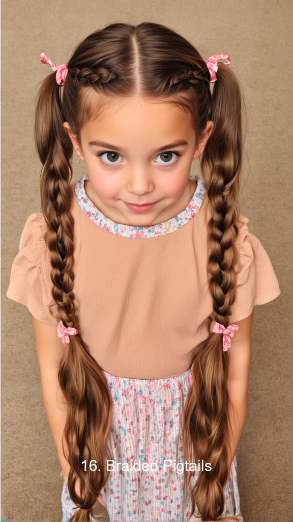 16. Braided Pigtails