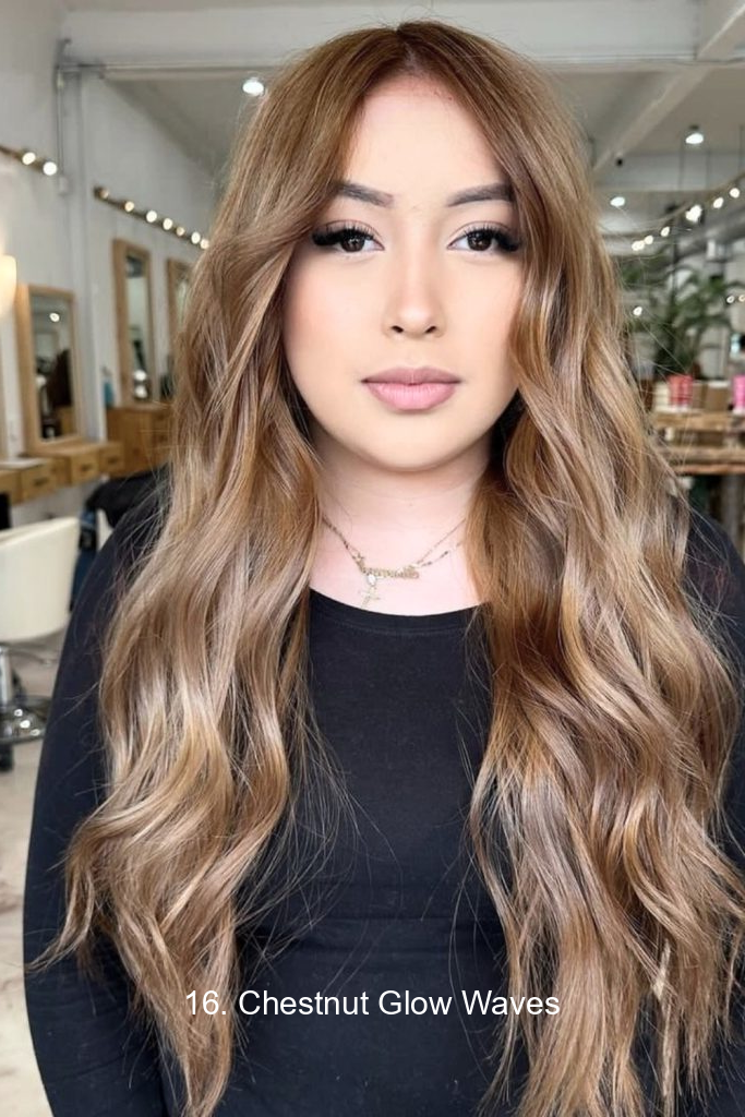 16. Chestnut Glow Waves