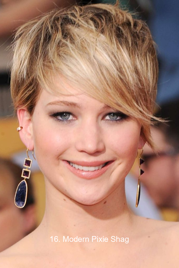 16. Modern Pixie Shag