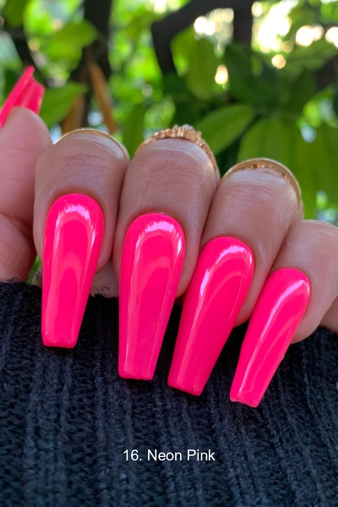 16. Neon Pink