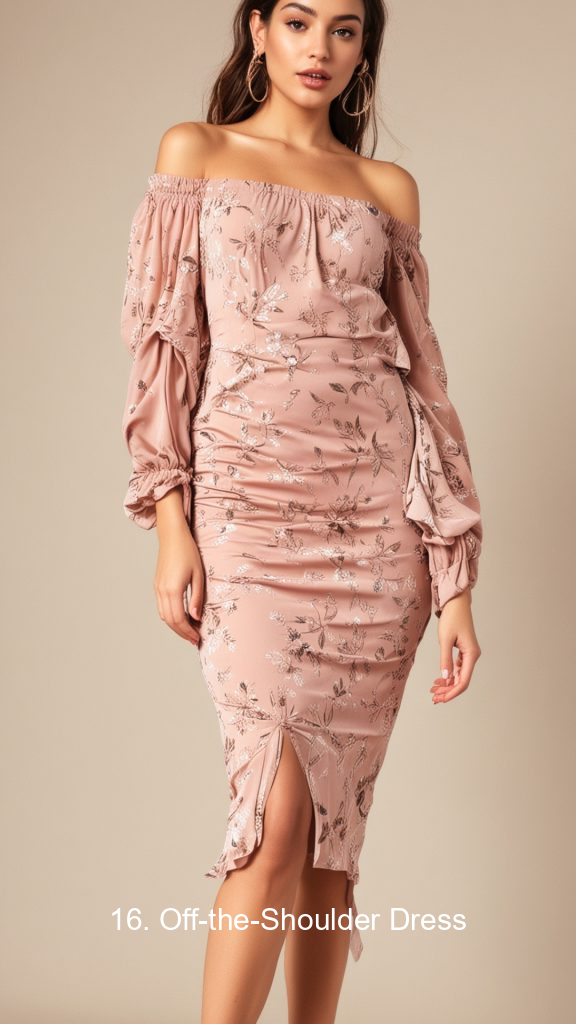 16. Off-the-Shoulder Dress