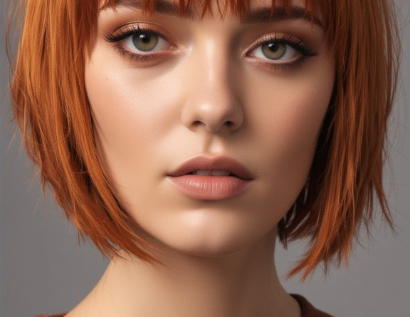17. French Bob with Micro Bangs