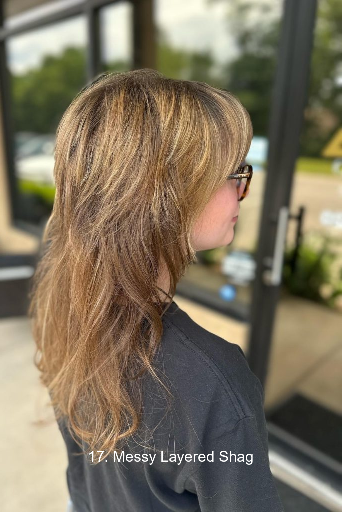17. Messy Layered Shag