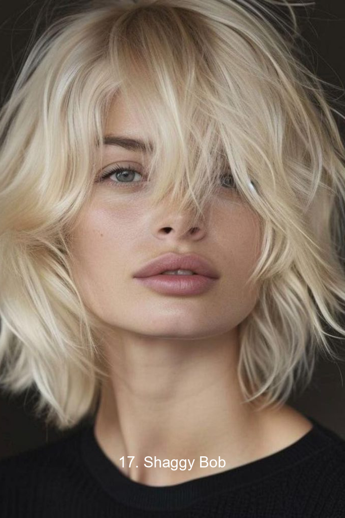 17. Shaggy Bob