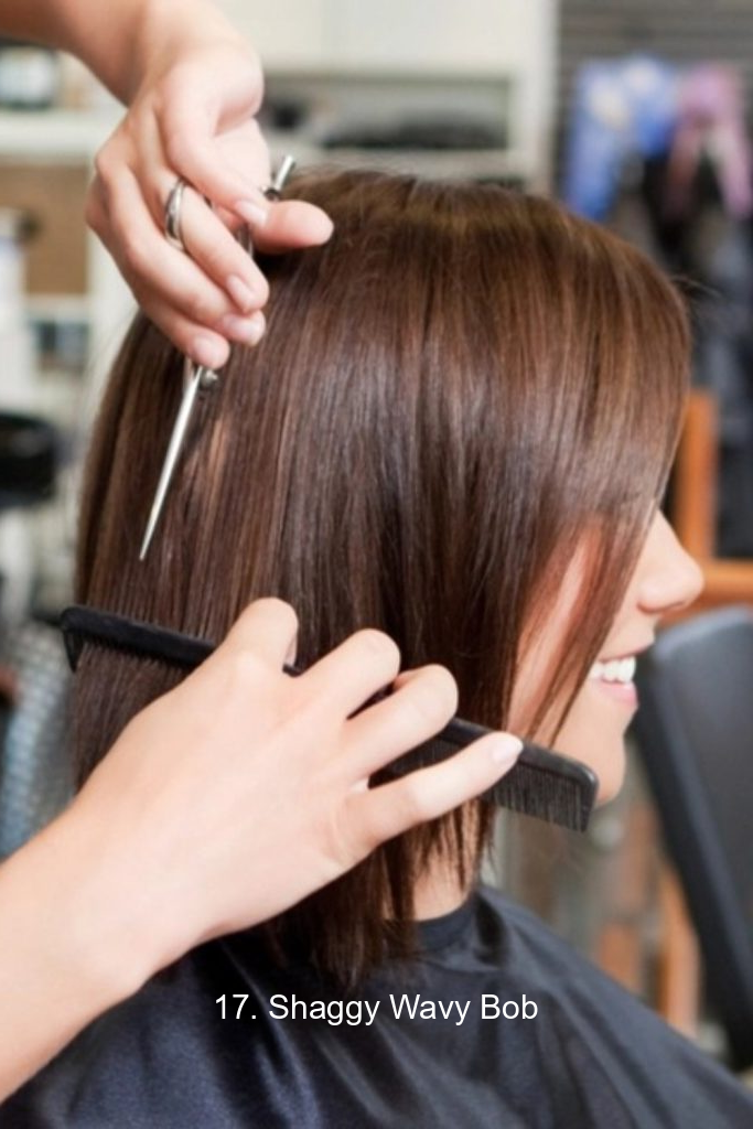 17. Shaggy Wavy Bob