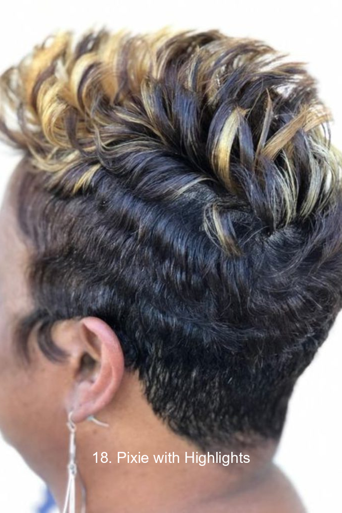 18. Pixie with Highlights