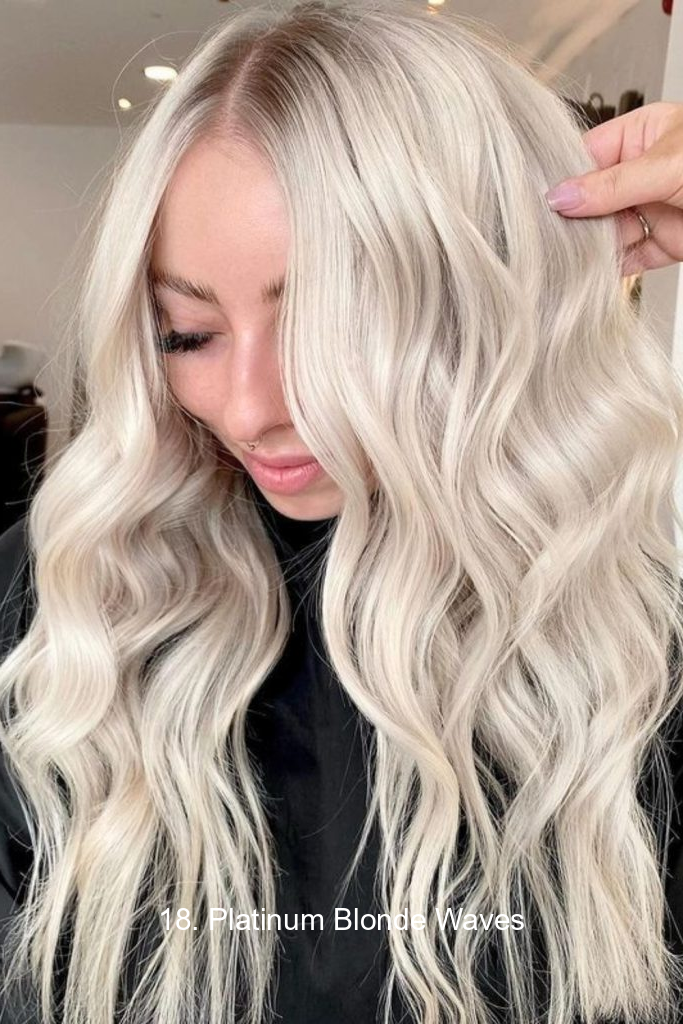 18. Platinum Blonde Waves