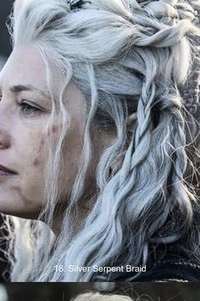 18. Silver Serpent Braid