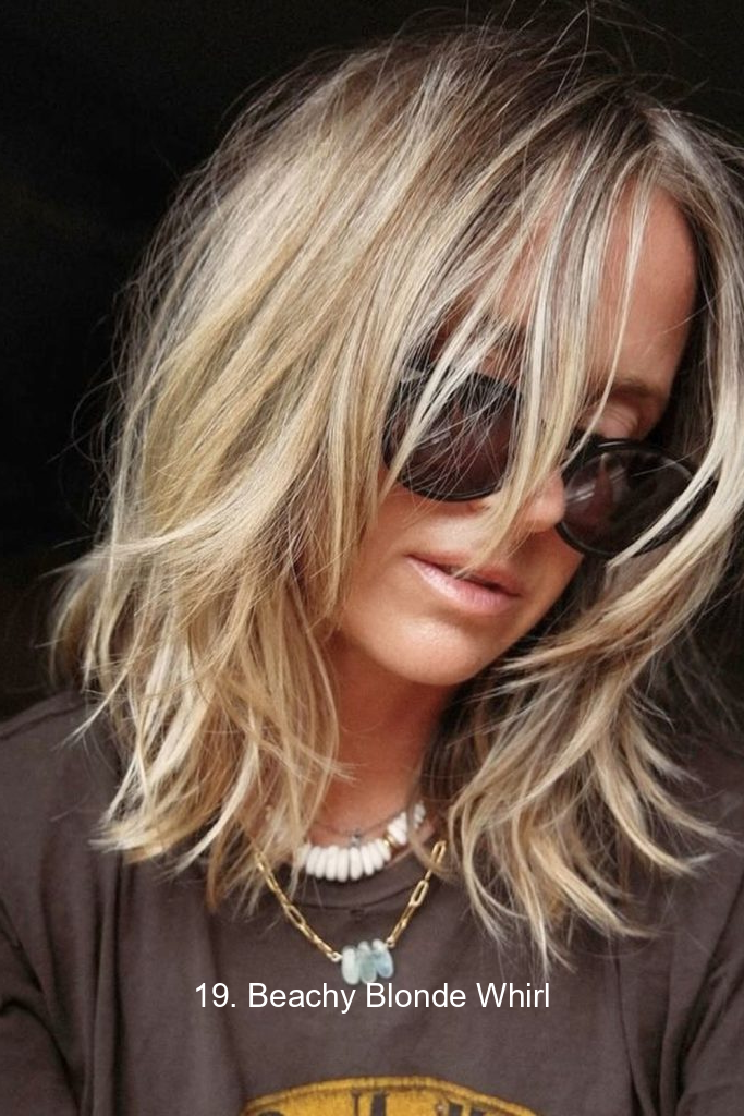 19. Beachy Blonde Whirl