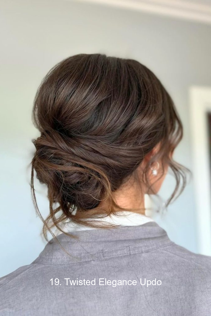 19. Twisted Elegance Updo
