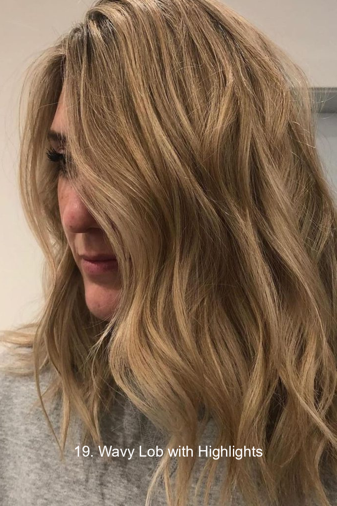 19. Wavy Lob with Highlights