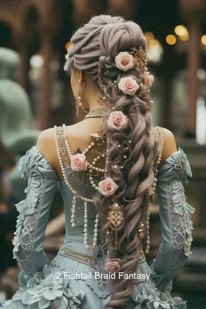 2.Fishtail Braid Fantasy