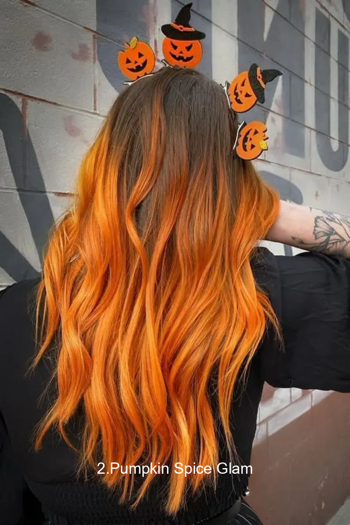 2.Pumpkin Spice Glam