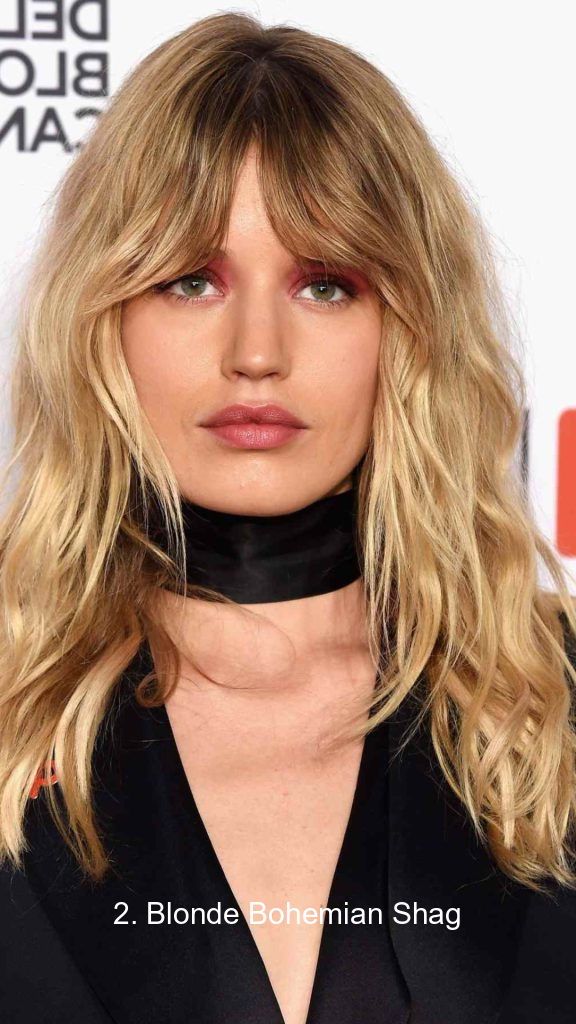 2. Blonde Bohemian Shag