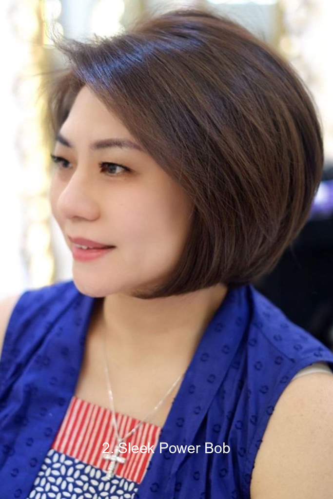 2. Sleek Power Bob