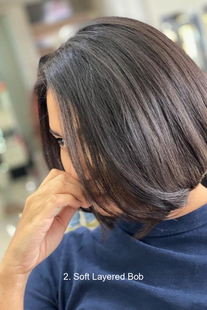 2. Soft Layered Bob