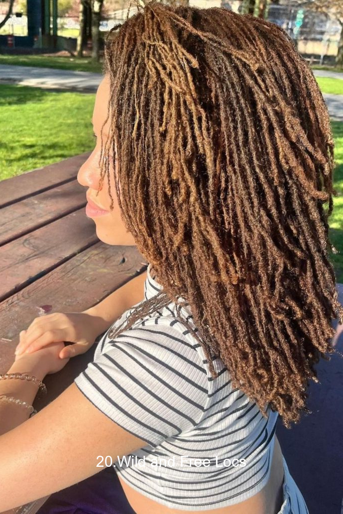 20.Wild and Free Locs