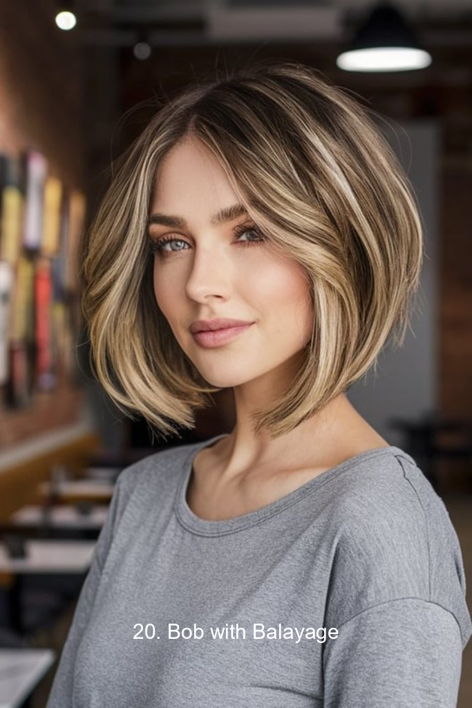 20. Bob with Balayage