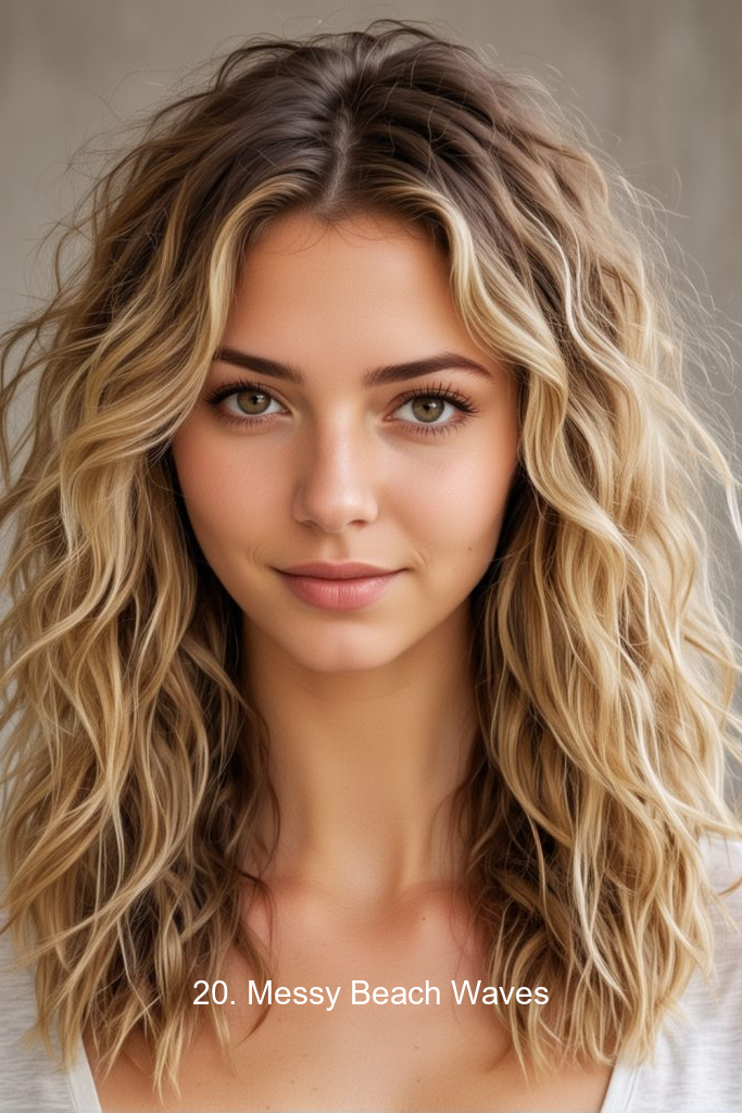 20. Messy Beach Waves